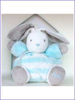 Kaloo Plush Aqua Rabbit Medium Plush Animal Bunny w/New In Gift Box For 0+
